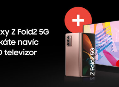 Při koupi Samsung Galaxy Z Fold2 5G získáte QLED TV za 1 K