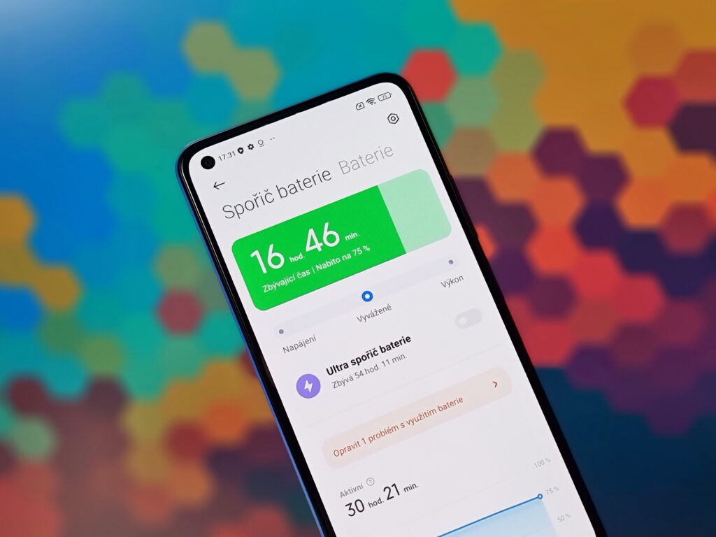 Správá baterie u telefonů Xiaomi