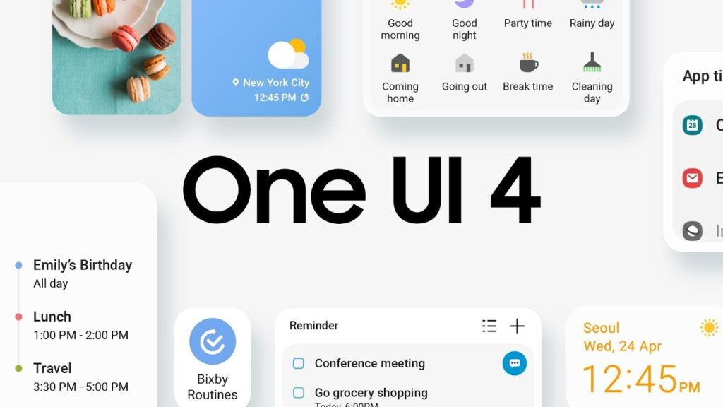 Uživatelská nadstavba One UI 4.0