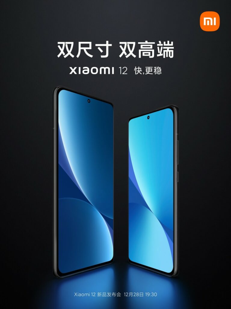 Nový Xiaomi 12 a Xiaomi 12 Pro