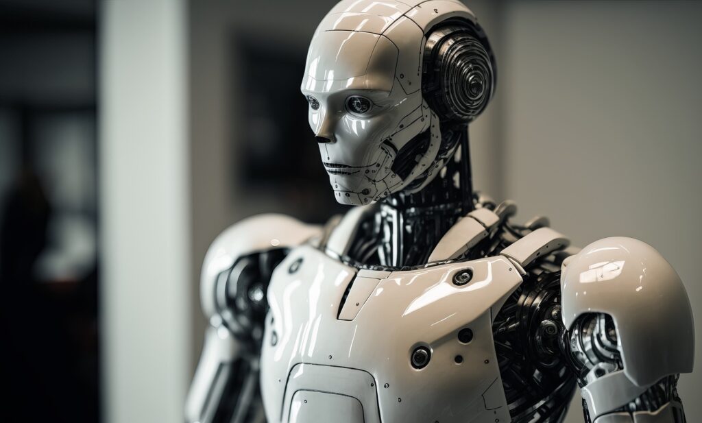 AI, umělá inteligence, robot