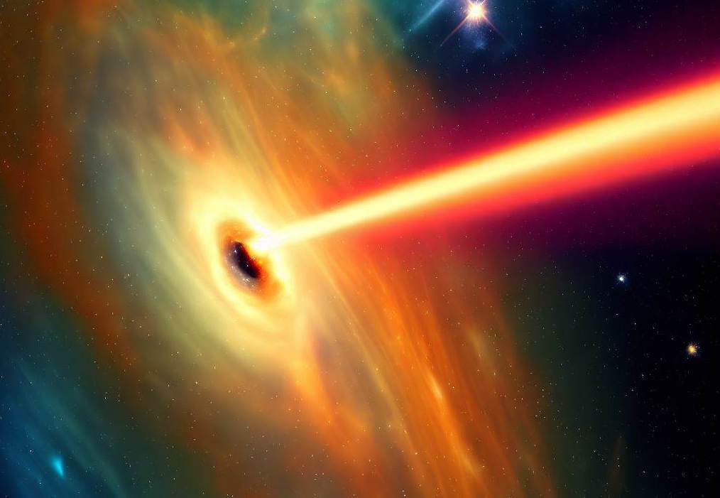 Kvasar, černá díra