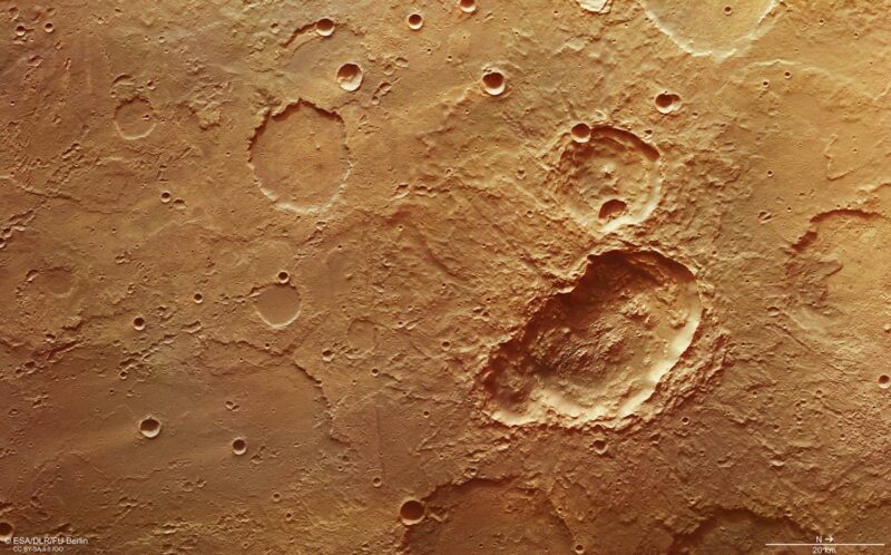 Mars, kráter