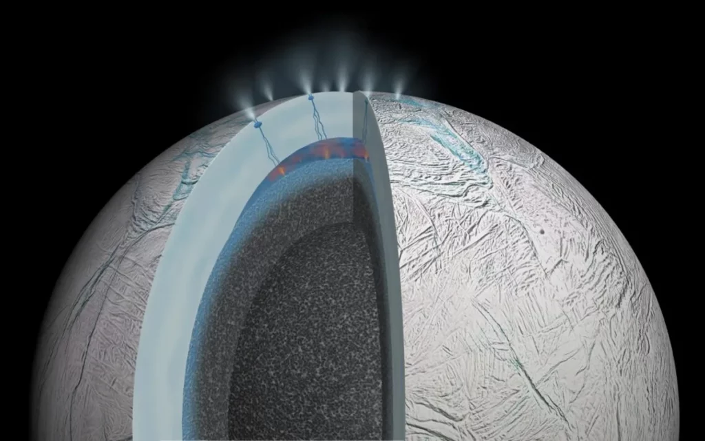 Enceladus, NASA