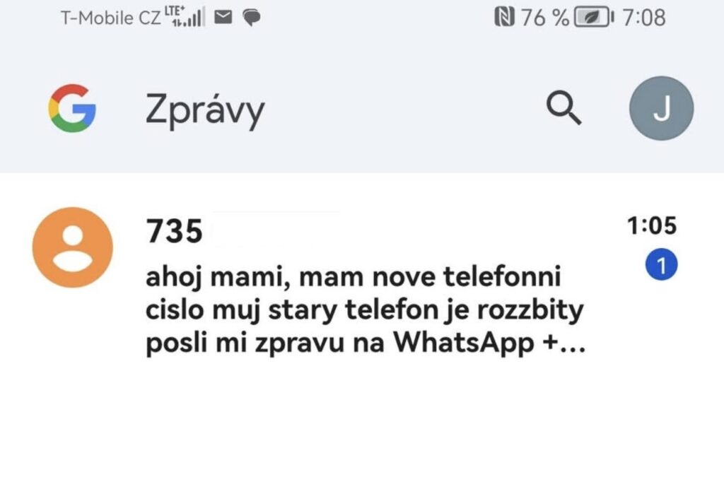 Nebezpečná SMS