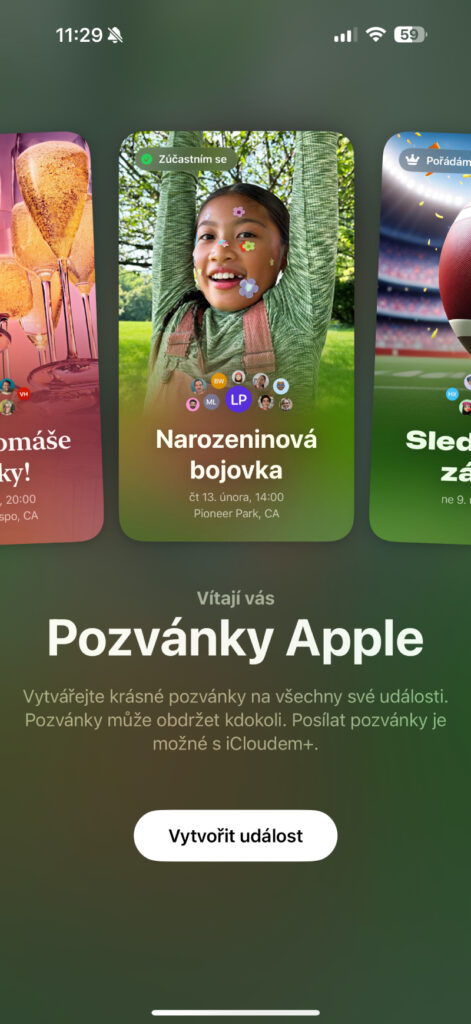 Apple Pozvánky