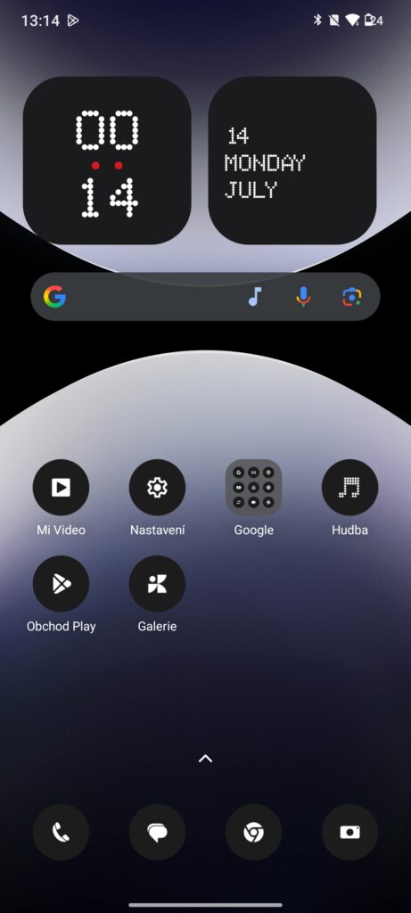 Motiv AchromaticUI na telefonech Xiaomi 